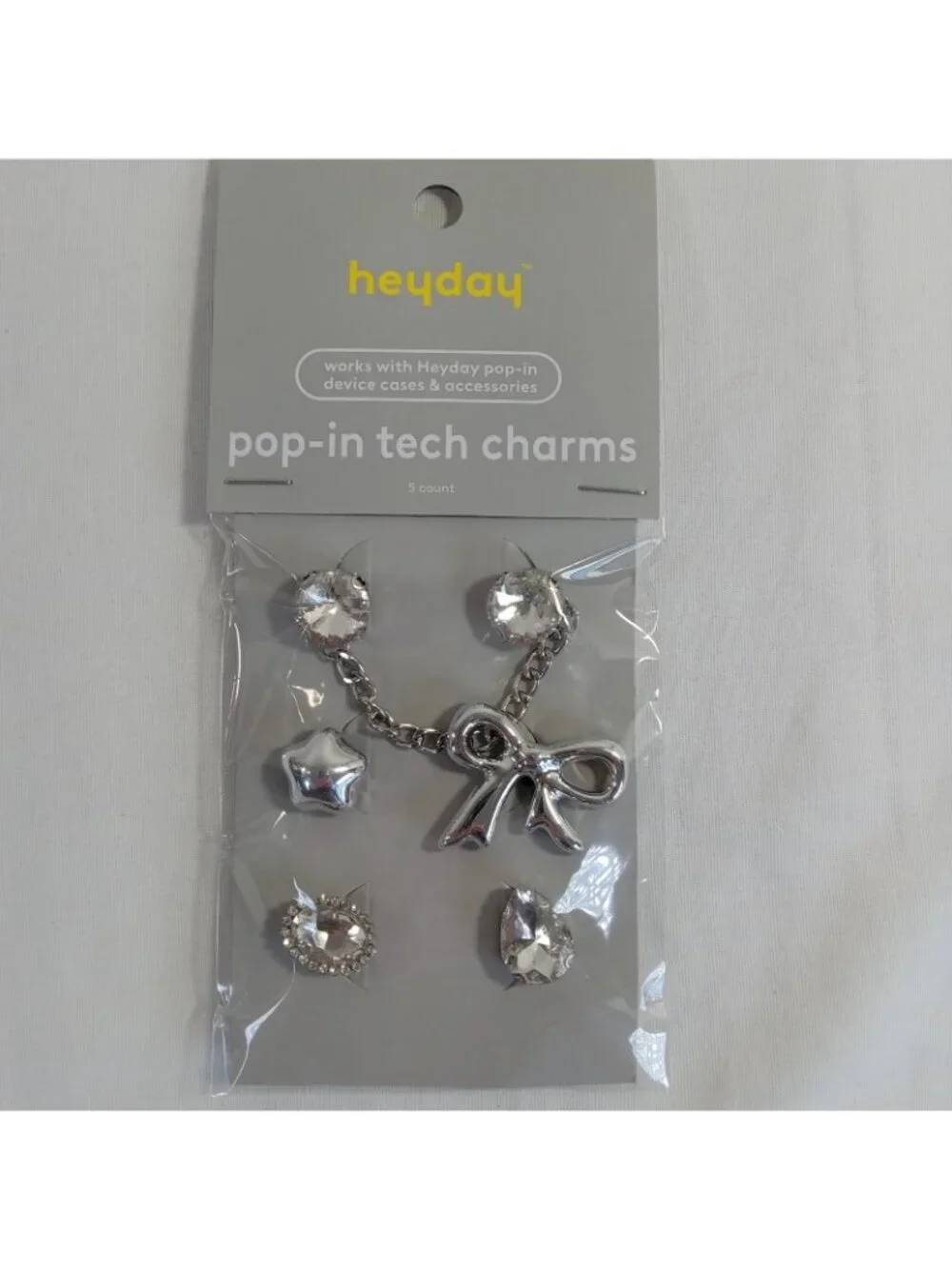 Heyday iPhone 17 Pop-In Phone Case Navy Blue with 5 Pop-In Tech Charms Kit New